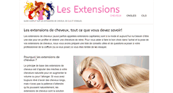Desktop Screenshot of lesextensions.com