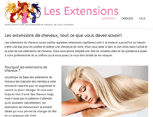 Tablet Screenshot of lesextensions.com